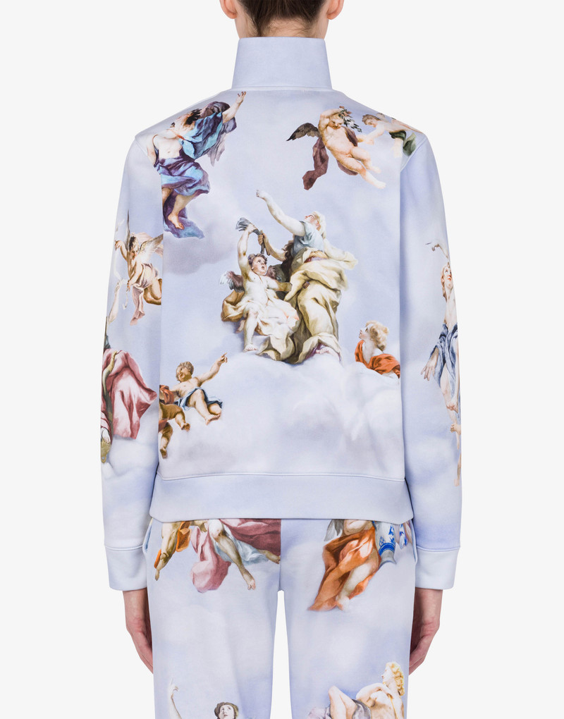 FRESCO PRINT COTTON SWEATSHIRT 3