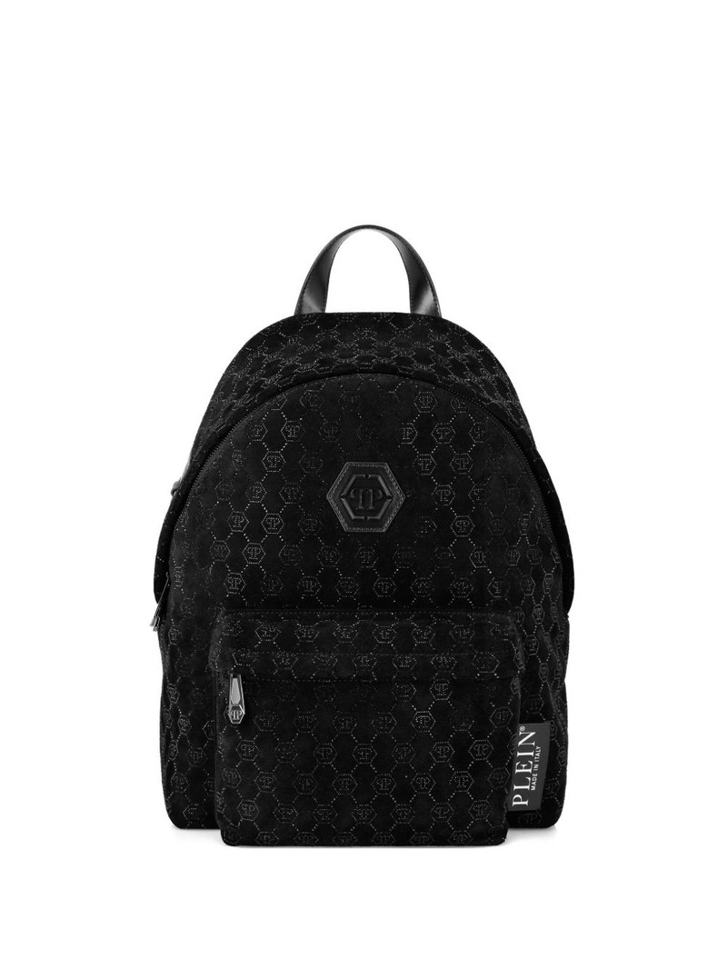 hexagon-rhinestone backpack 1