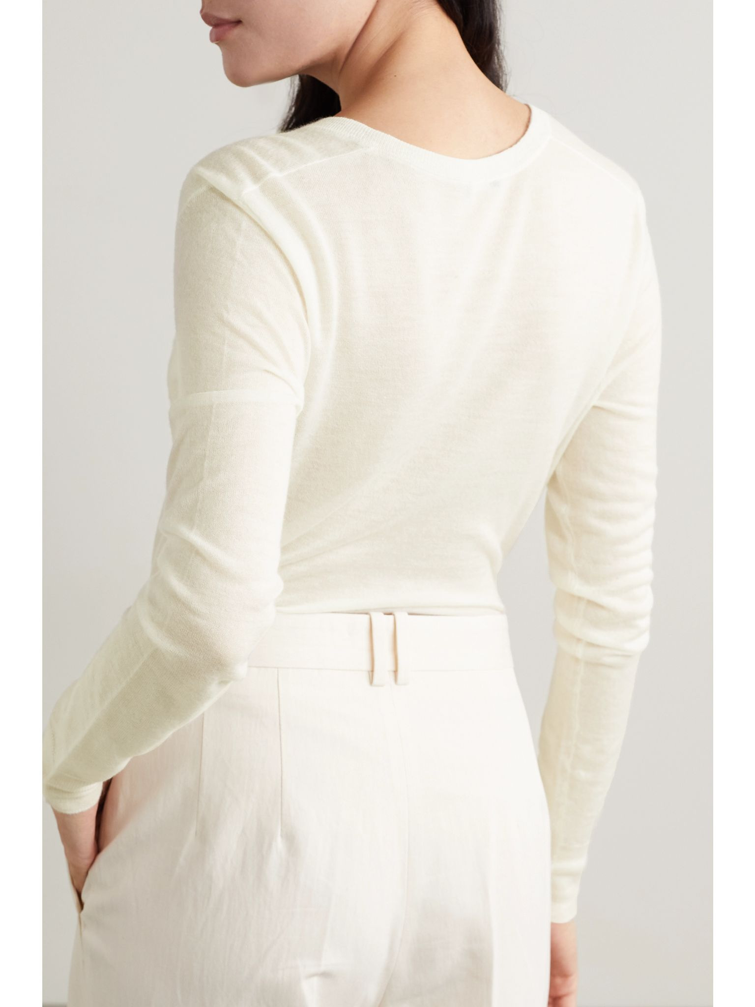 Cashair cashmere sweater Ivory - 4