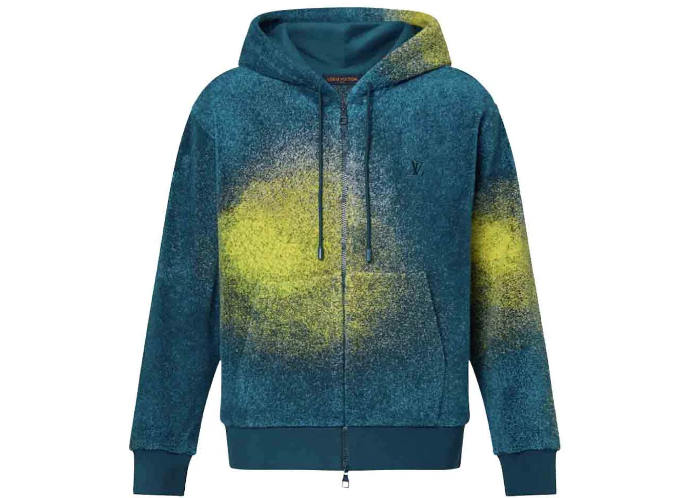 Louis Vuitton Embroidered Zip Through Hoodie Multicolor - 1
