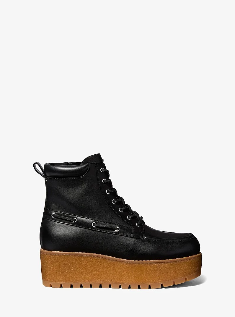 Kenny Leather Platform Boot - 1