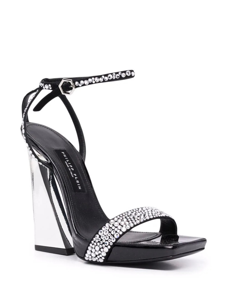 PHILIPP PLEIN stone-embellished sandals outlook