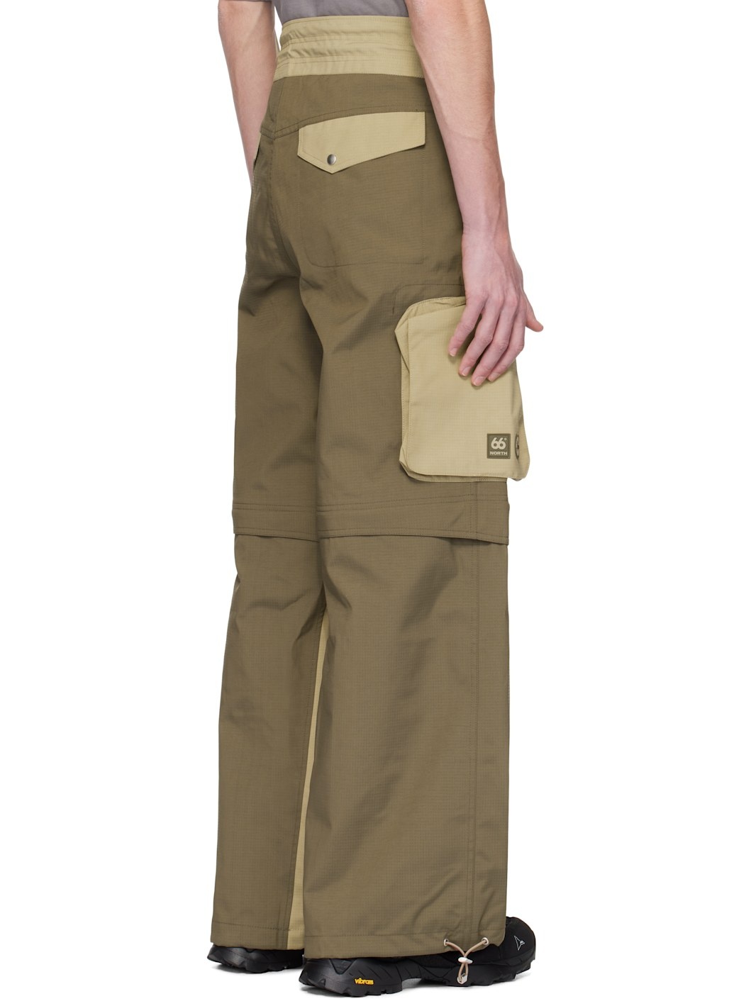 Khaki 66°North Edition Zip-Off Shell Cargo Pants - 3