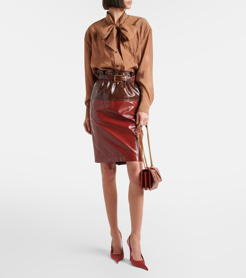 SAINT LAURENT Sunset Small leather crossbody bag outlook