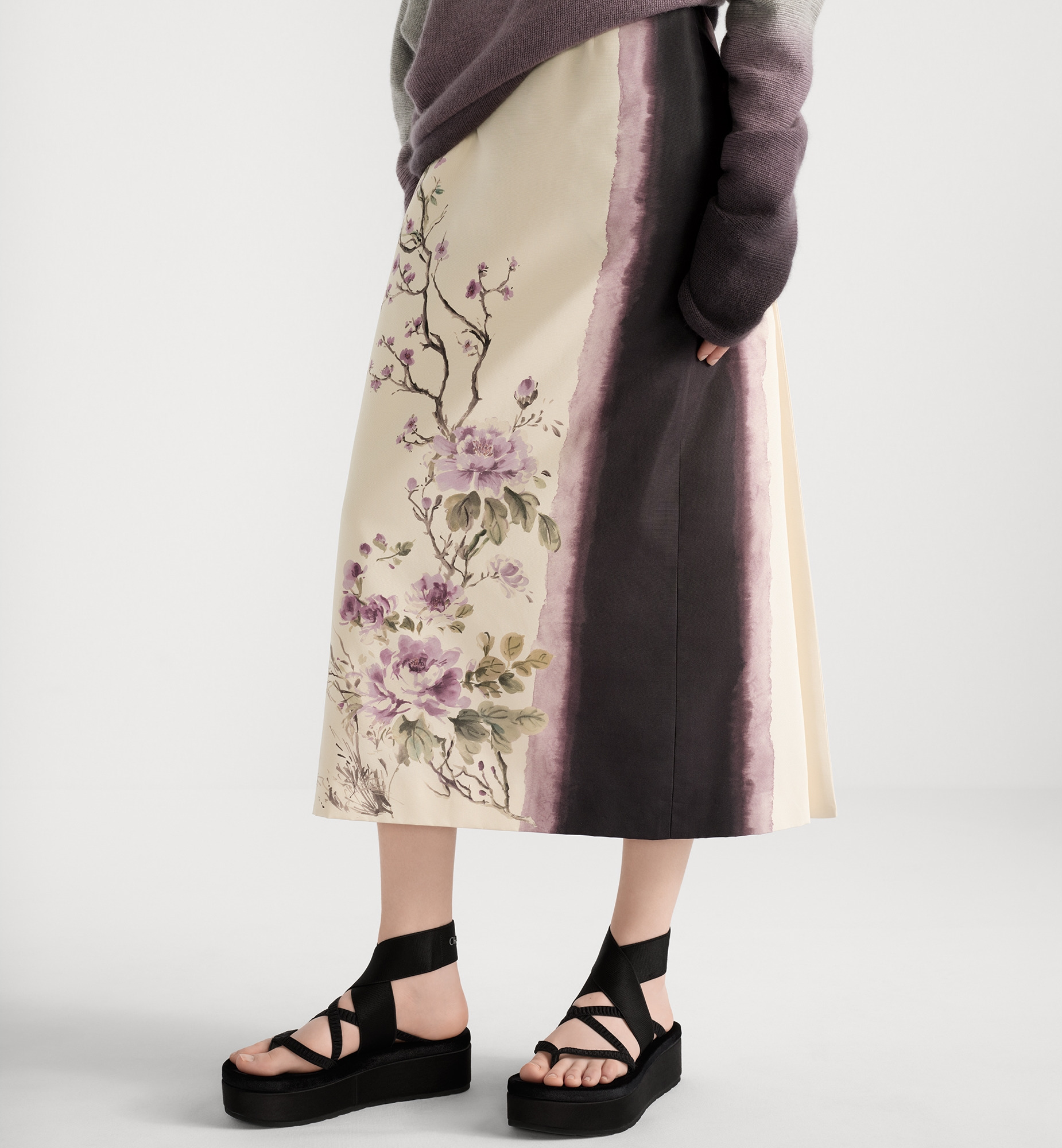 Mid-Length Straight Skirt - 5