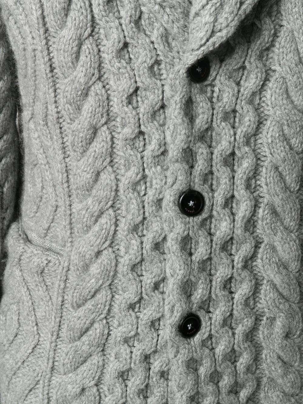 New Fisherman raw edge cardigan - 5