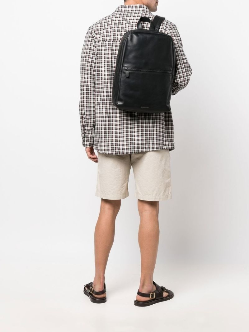 Common Projects engraved-logo leather backpack outlook