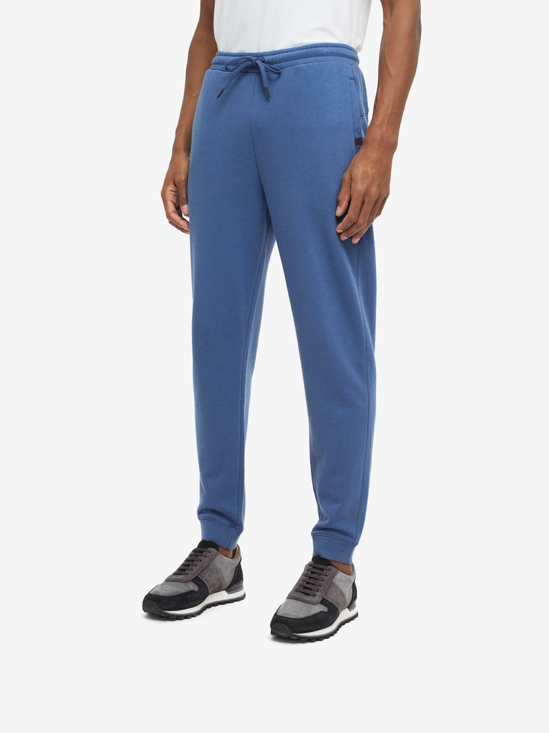Men's Sweatpants Quinn Cotton Modal Storm Blue - 6