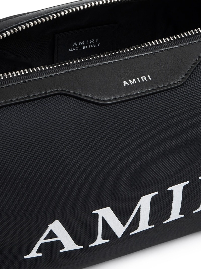 logo-print wash bag - 4