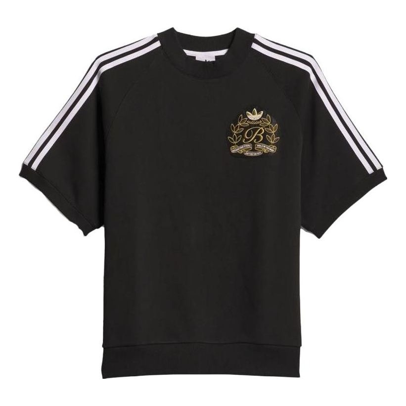 adidas x Blondey McCoy Crew Tee 'Black White' IK9612 - 1