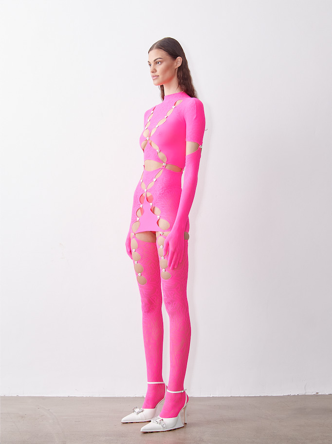 TAYLOR JUMPSUIT SHOCKING PINK - 3