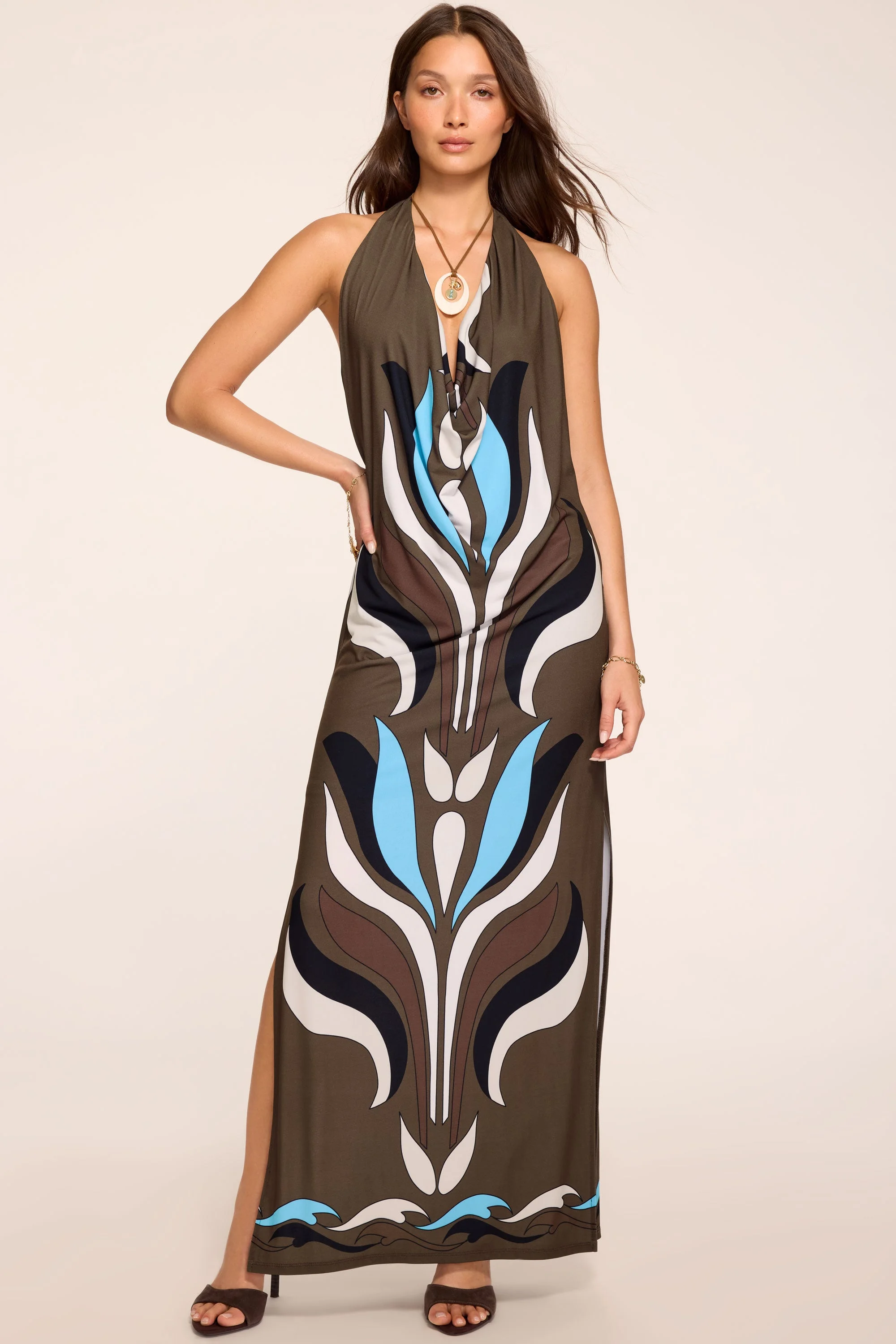 Presley Printed Maxi Dress - 1