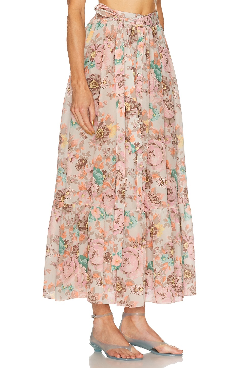 Silk Maxi Skirt - 2