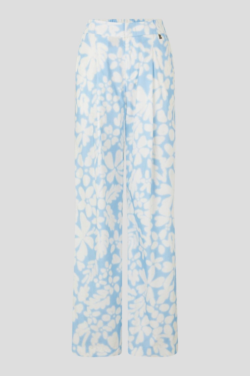 NIA MARLENE PANTS IN LIGHT BLUE/OFF-WHITE 1
