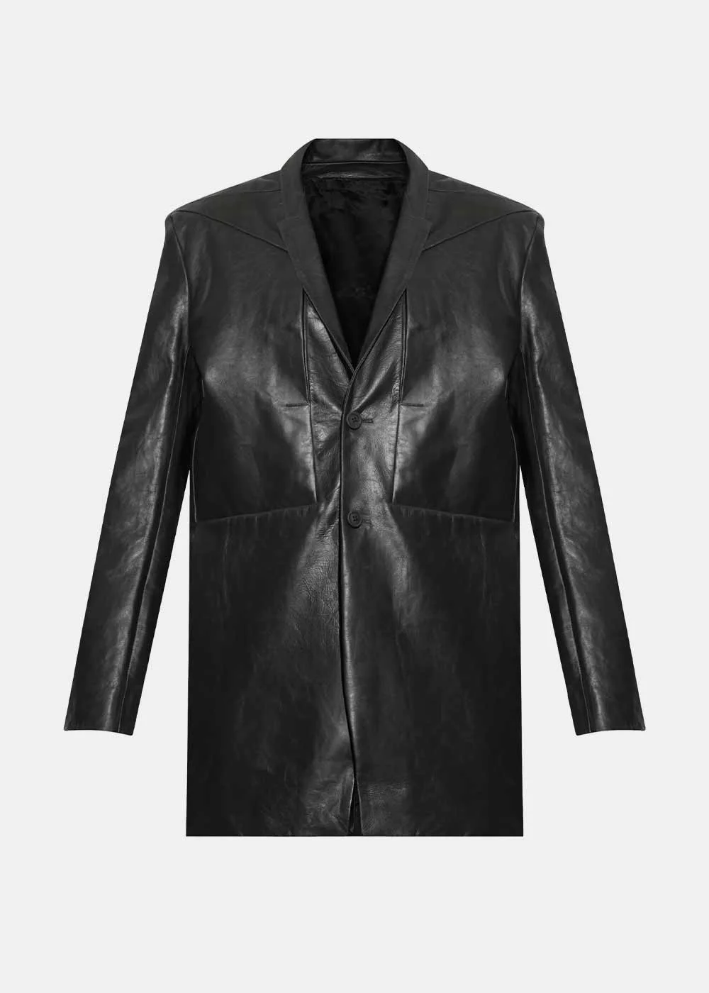 Black Lido Leather Jacket - 1