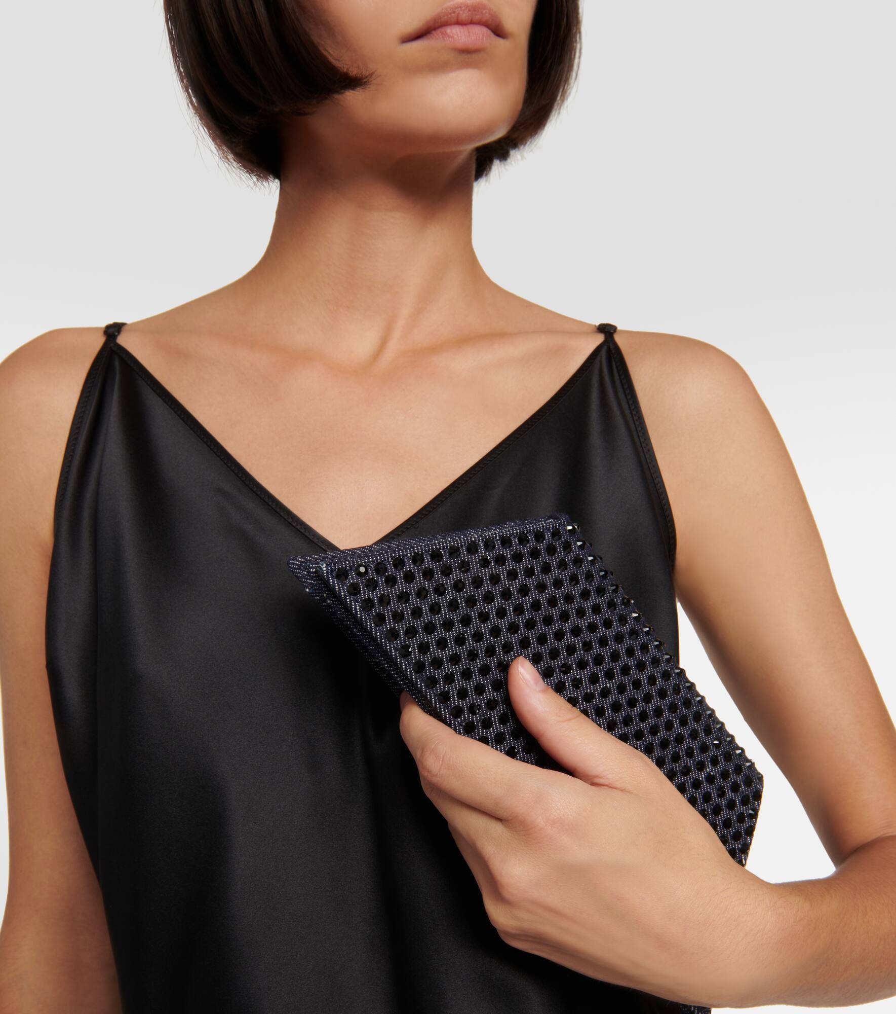 Superamini Yigit denim clutch - 2