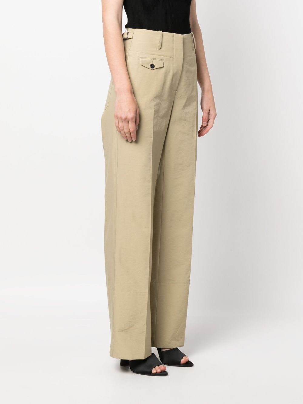 straight-leg utility trousers - 3