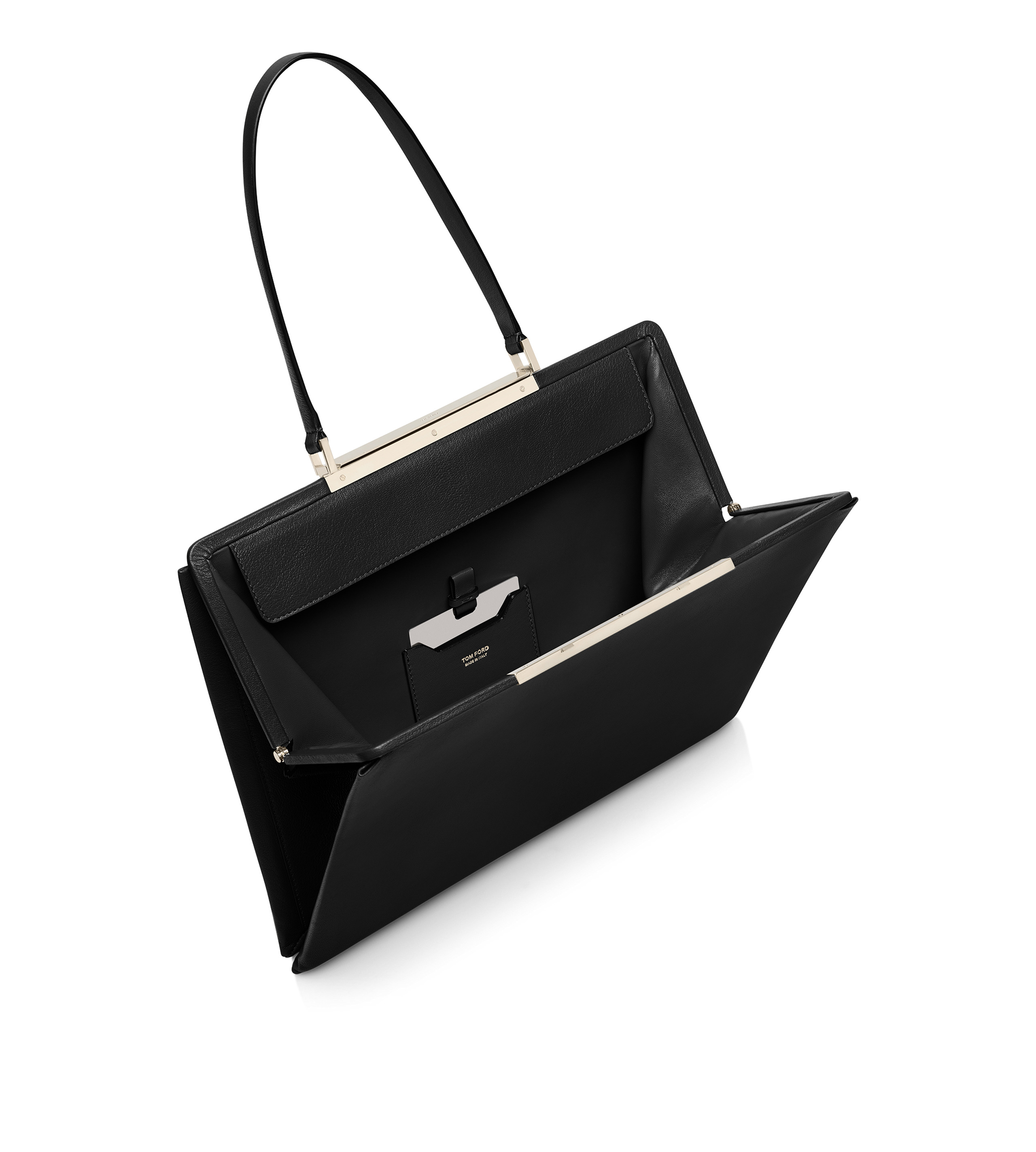 SUPPLE GRAIN LEATHER PATRICK SHOULDER BAG - 4