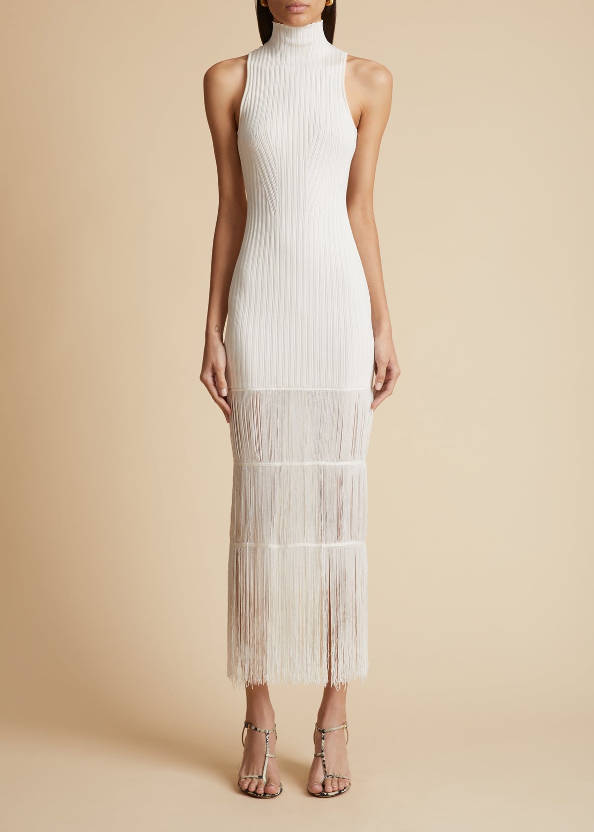 The Zare Dress in Ivory - 2
