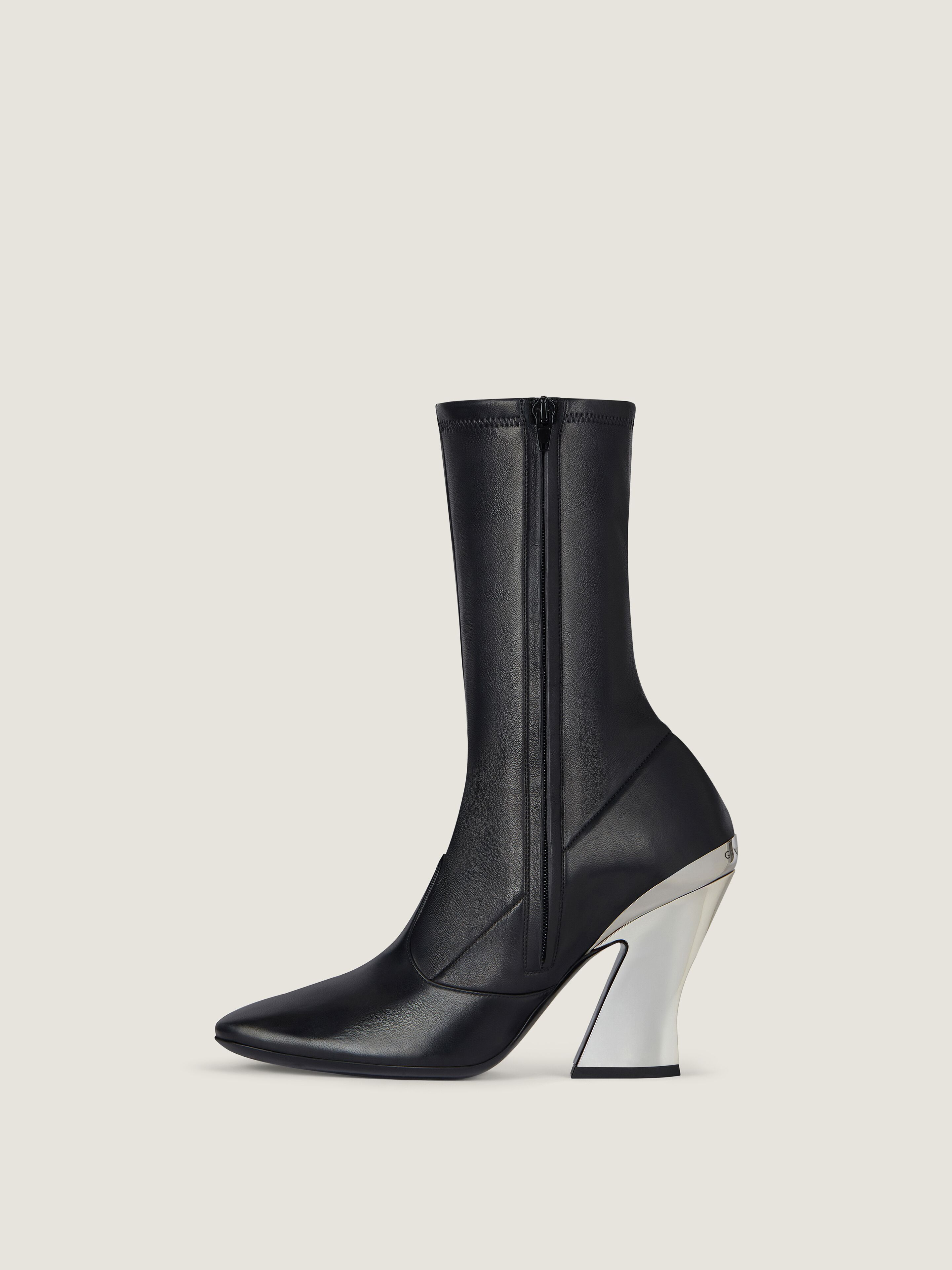 SCULPTED ANKLE BOOTS IN NAPPA LEATHER - 3