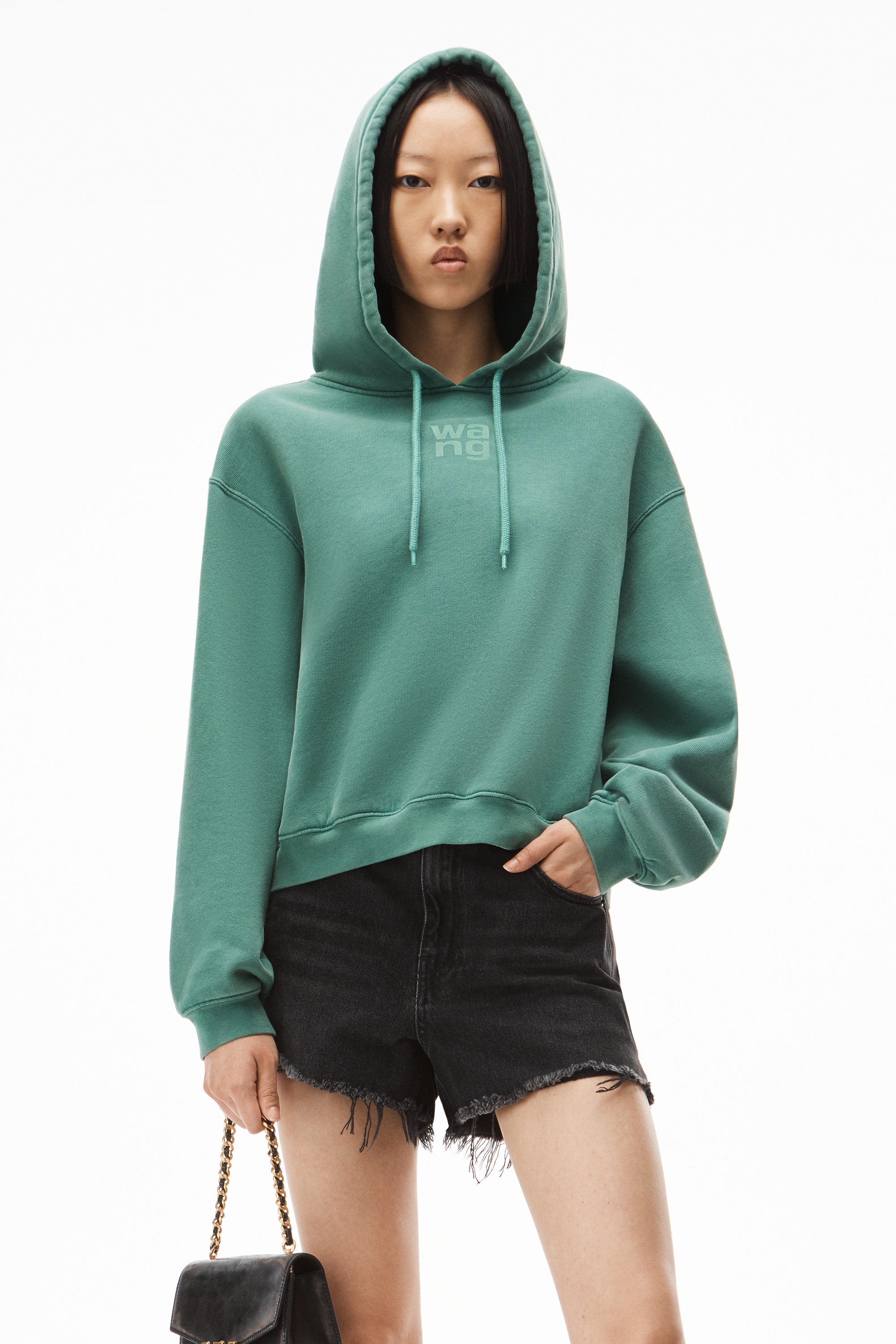 PUFF LOGO HOODIE IN STRUCTURED TERRY - 2