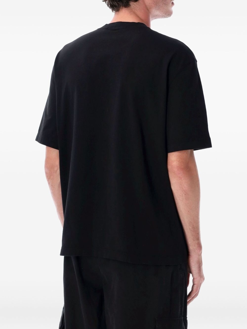 logo patch cotton T-shirt - 2