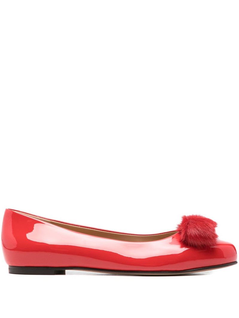bow-detail ballet flats 1