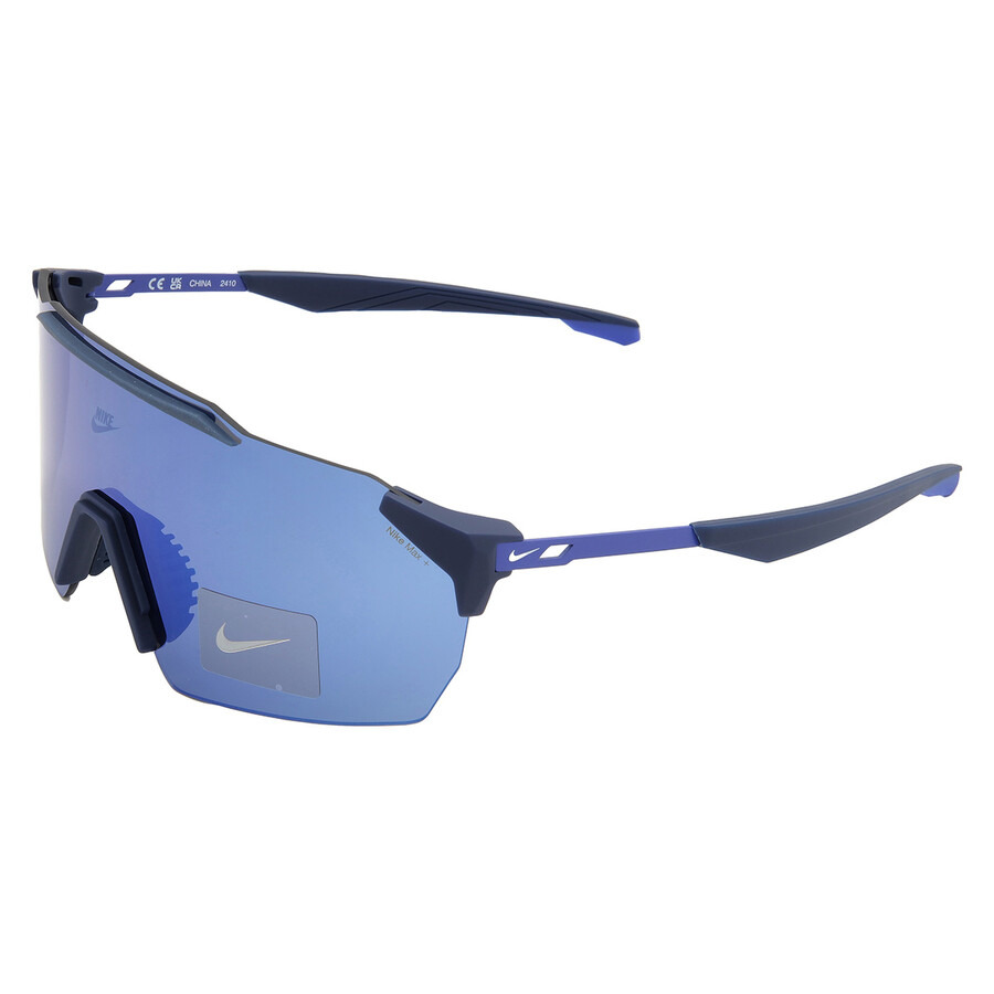 Nike Blue Mirror Shield Men's Sunglasses NIKE LIMITLESS SHIELD IB3521X 492 61 - 4