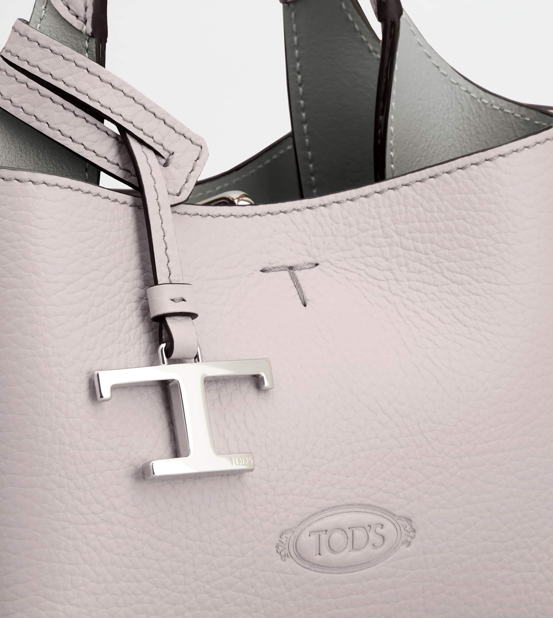 BAG IN LEATHER MICRO - VIOLET - 5