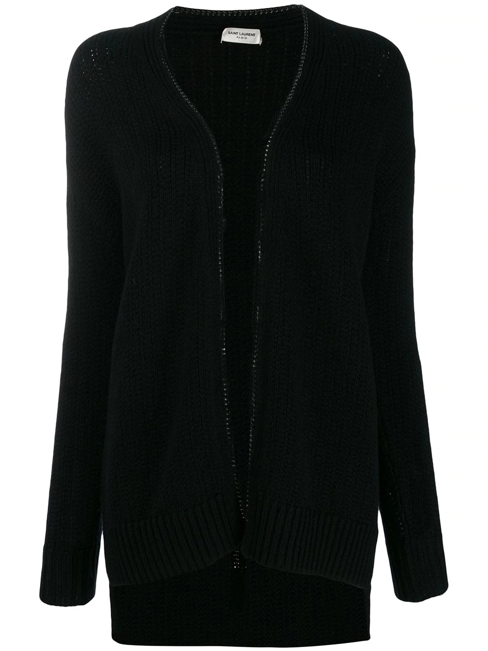 College chain-trim cardigan - 1