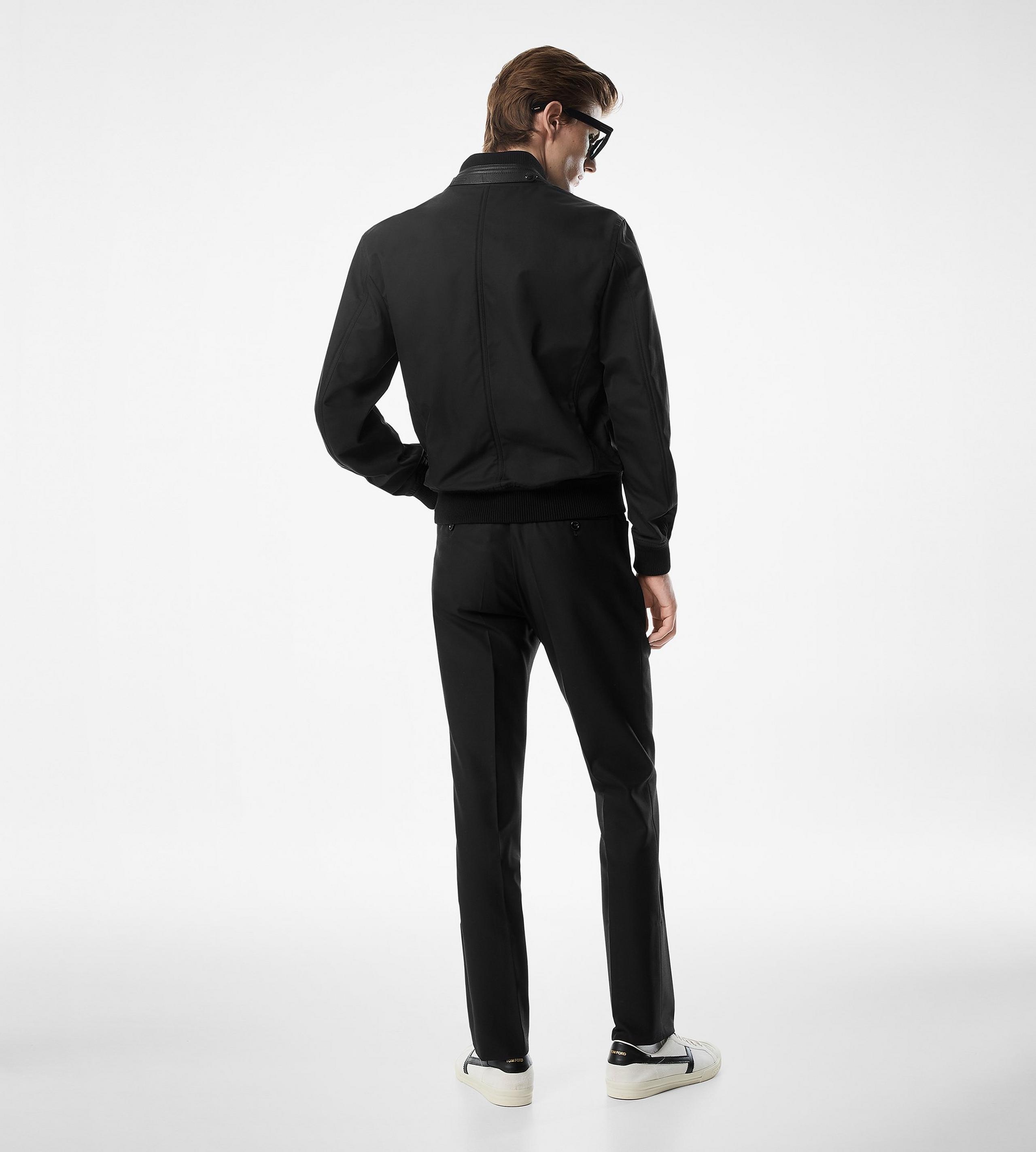 COTTON SILK TWILL BOMBER - 3