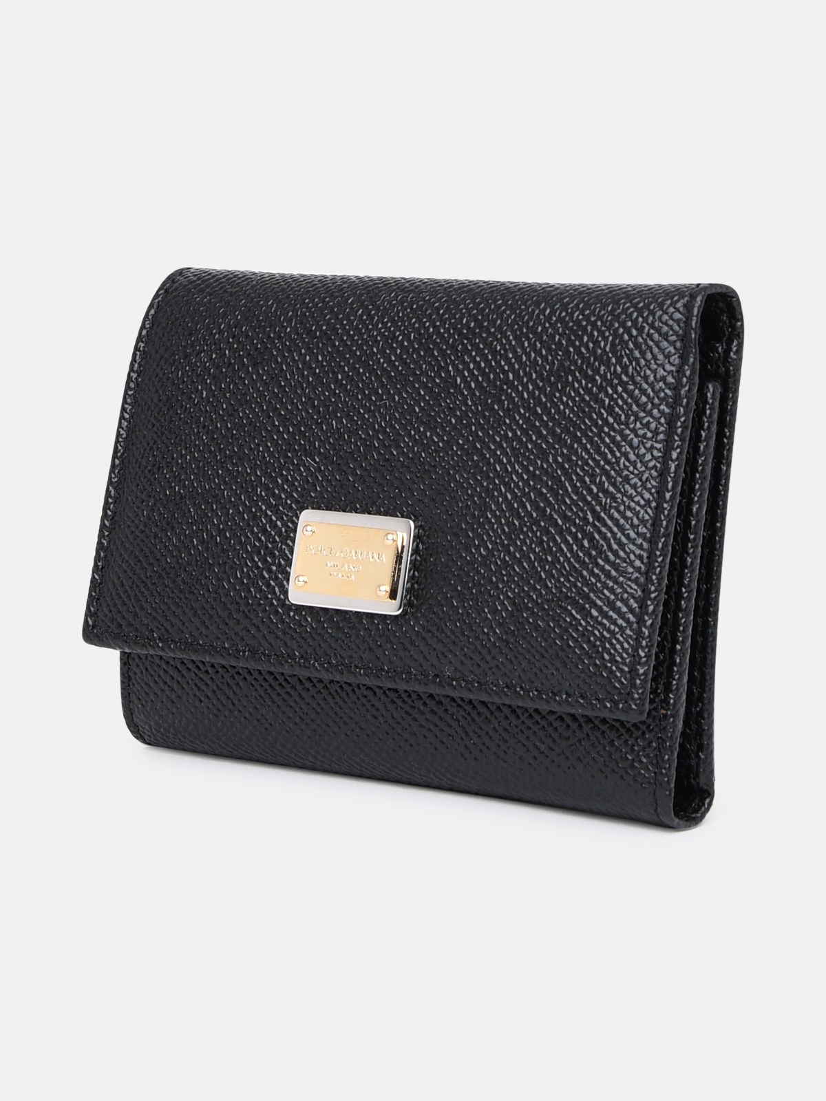 BLACK LEATHER WALLET - 2