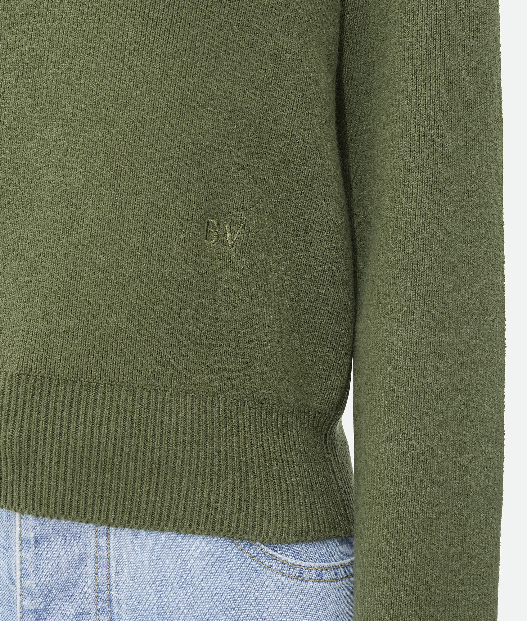 Linen "Bv" Embroidery Jumper - 4