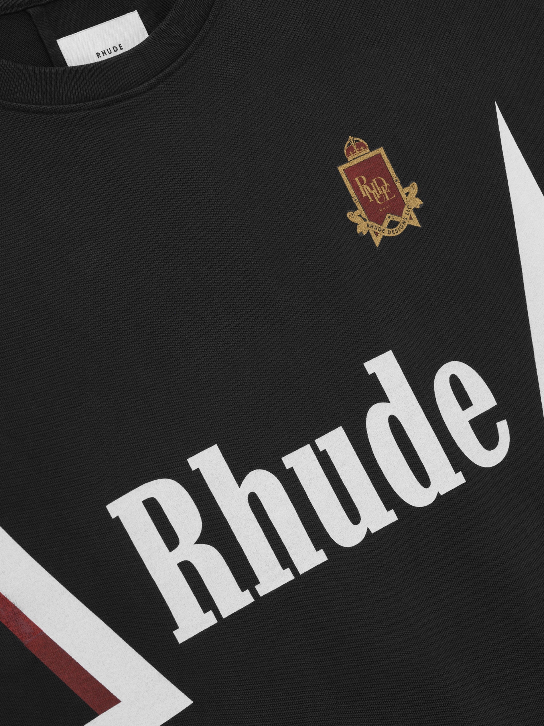 Rhude LIGHTNING CREW TEE | REVERSIBLE