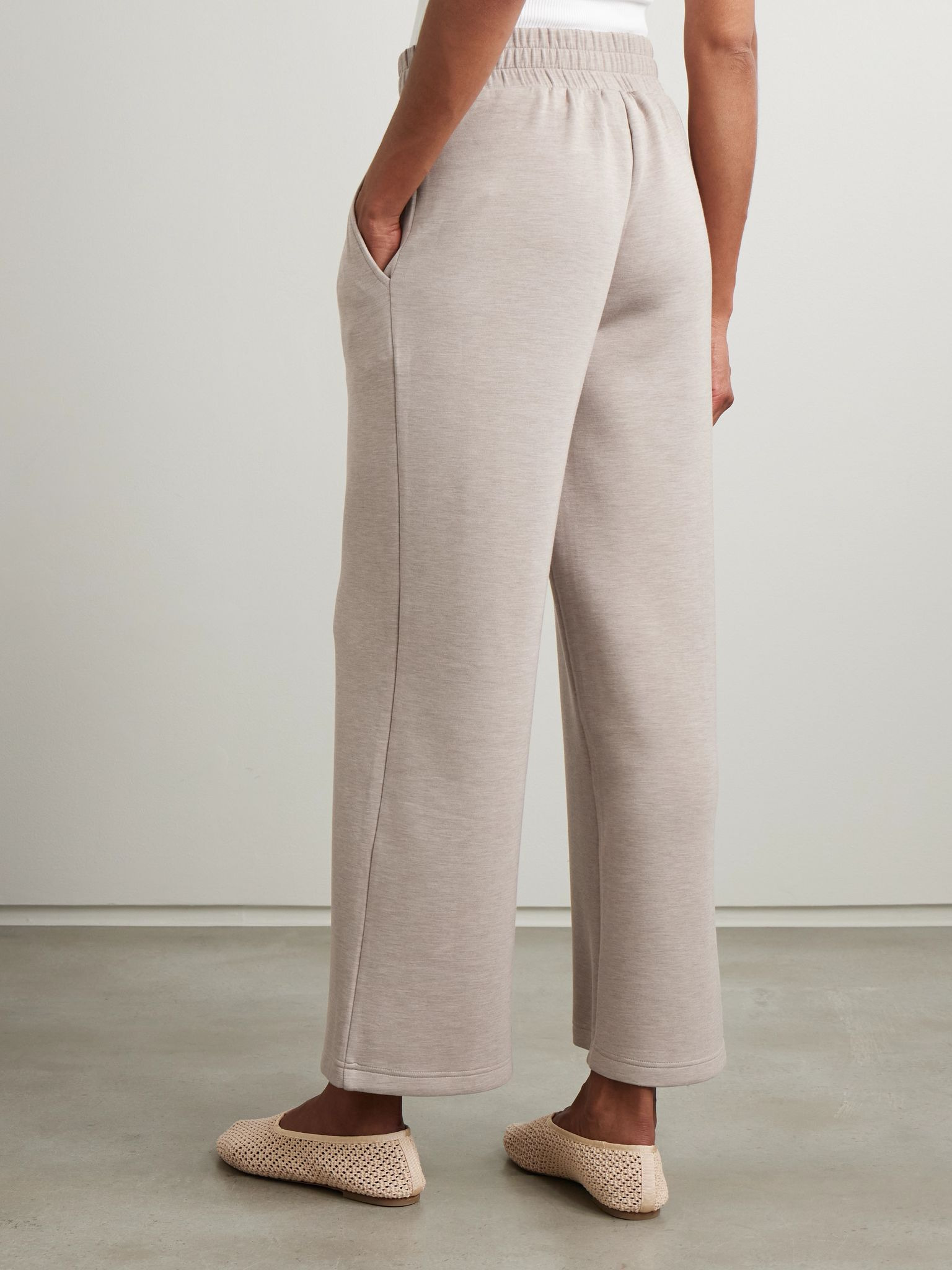 DoubleSoft® wide-leg pants Taupe - 3