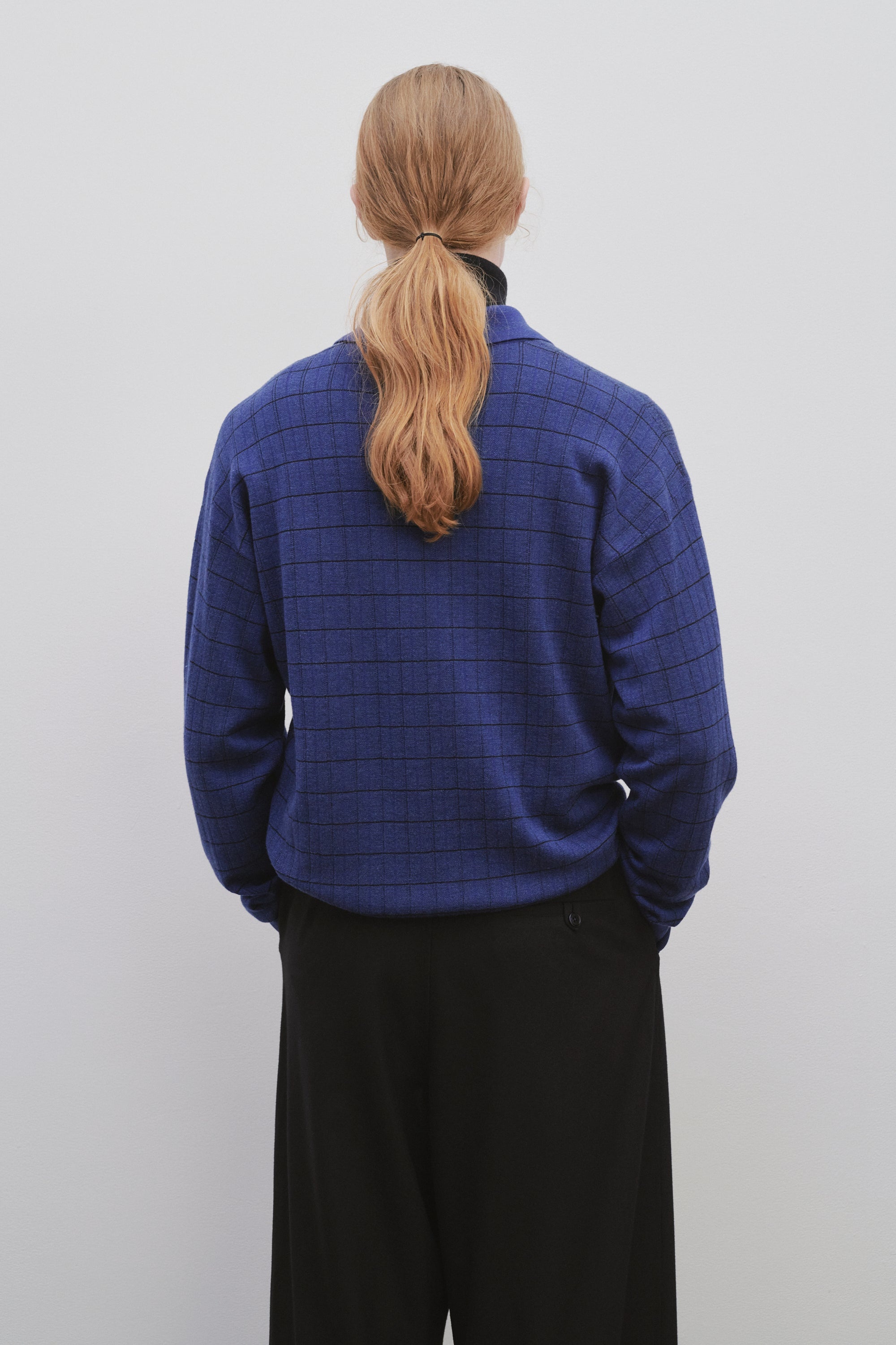 Eutimio Top in Virgin Wool and Silk - 4