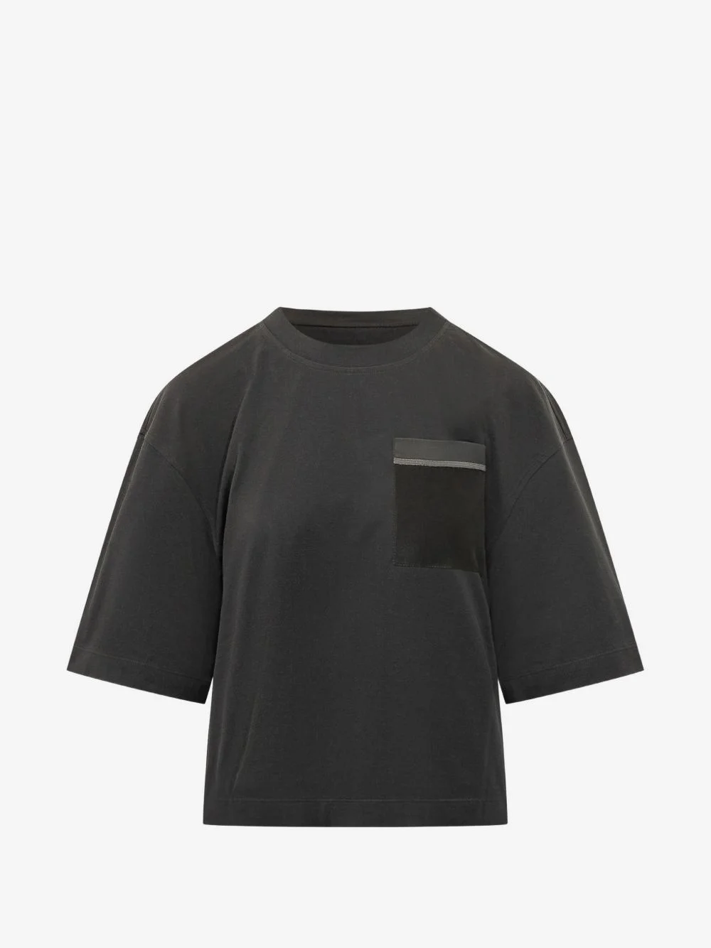 embellished pocket T-shirt - 1