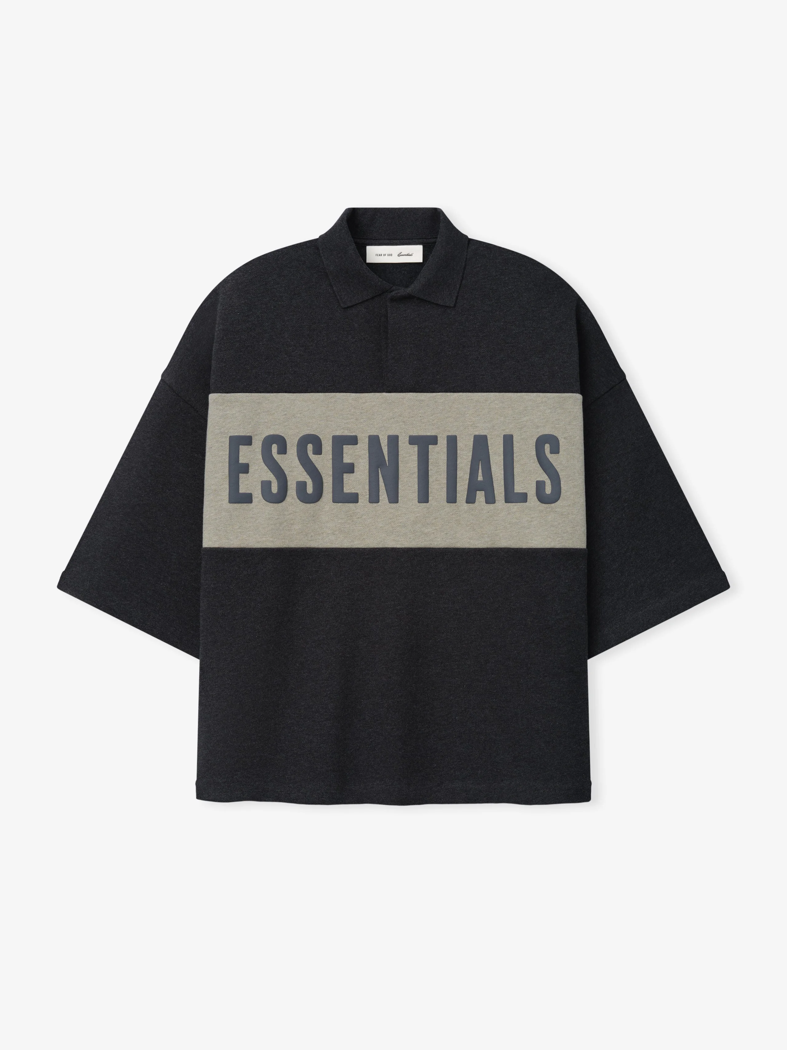 Cropped Panelled Polo - 1