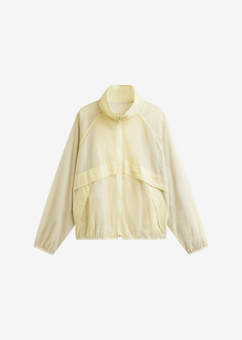Bicos Sheer Track Jacket - Pale Yellow 10