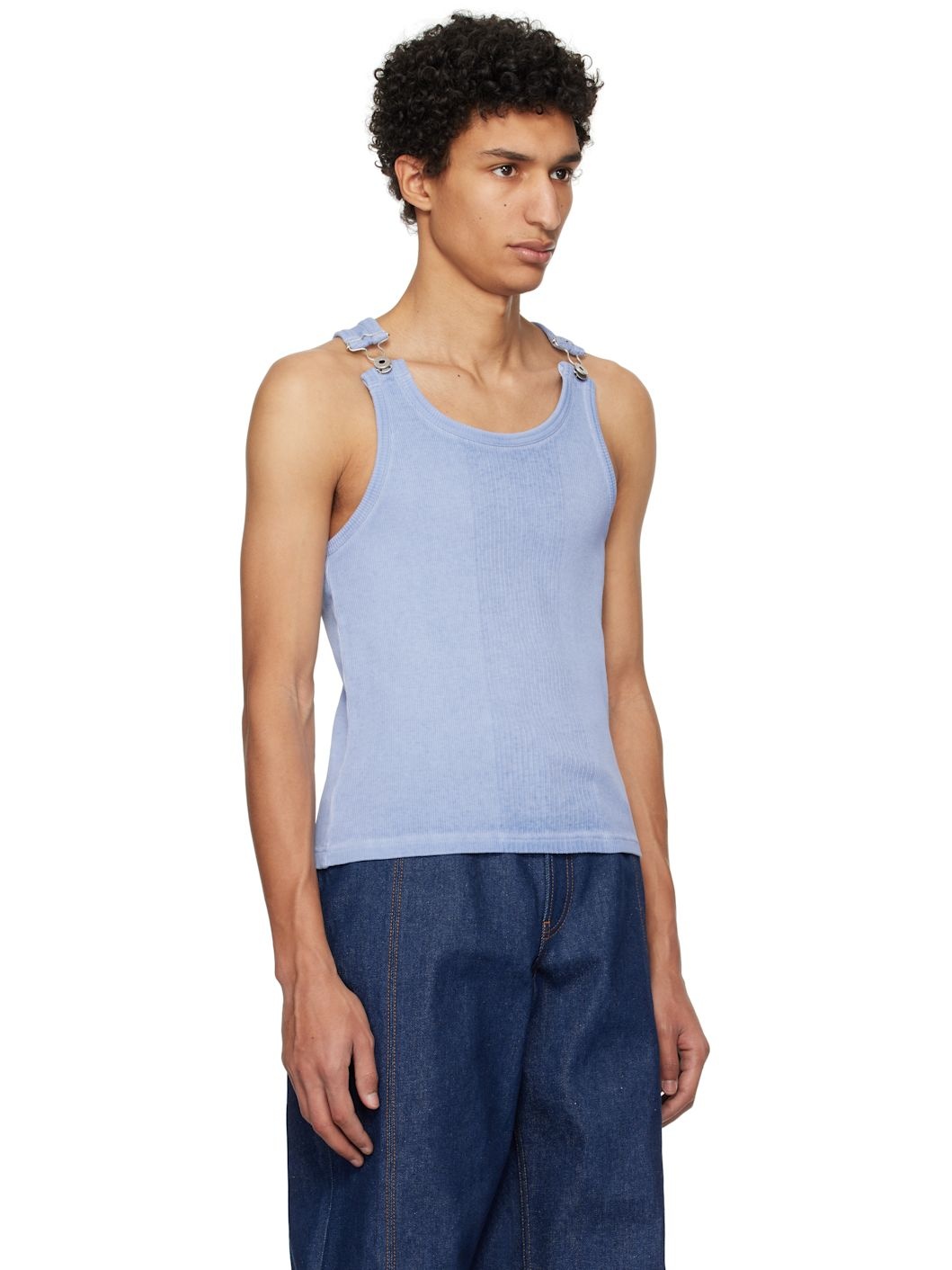 Blue 'The Straps' Tank Top - 2