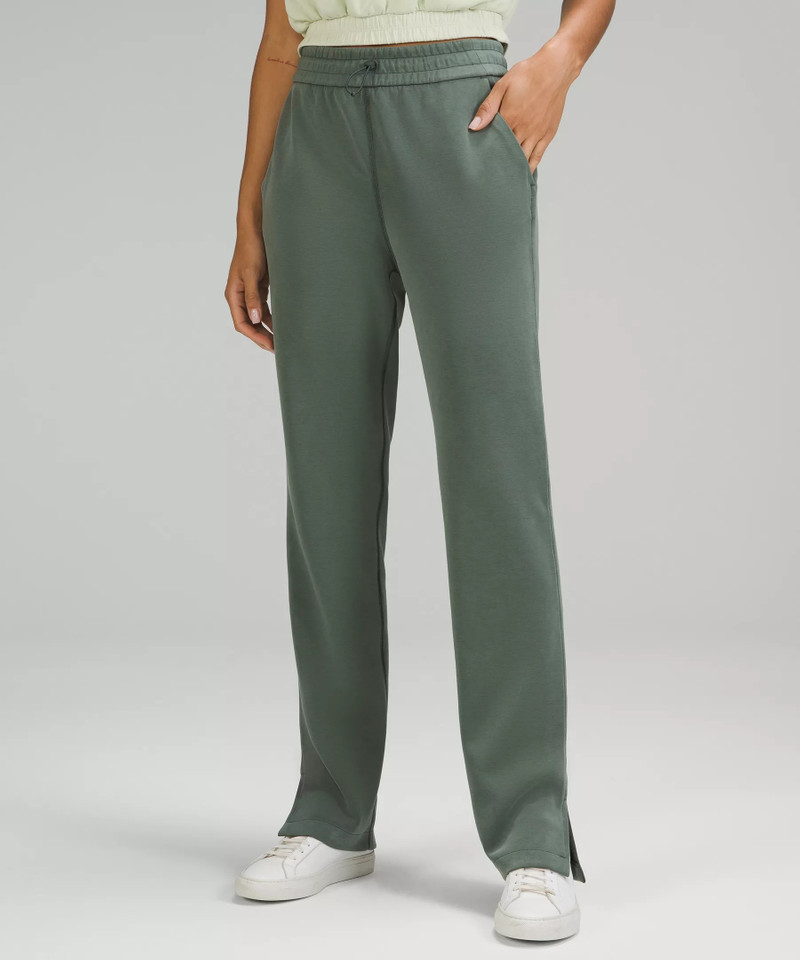 Brushed Softstreme Split-Hem High-Rise Pant 1