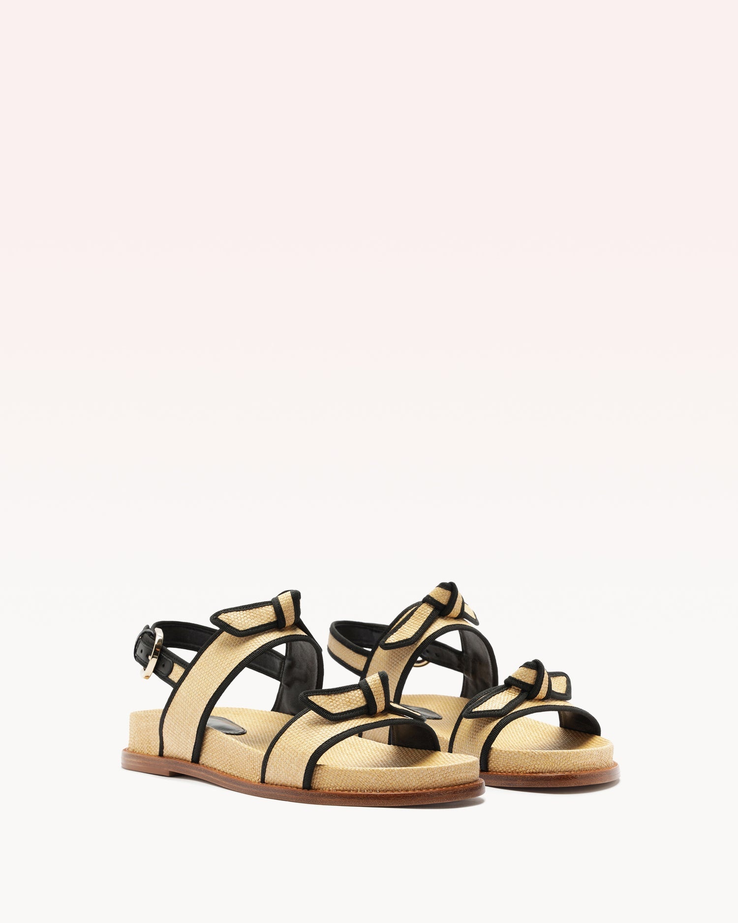 GROSGRAIN RAFFIA SPORT SANDAL - 2