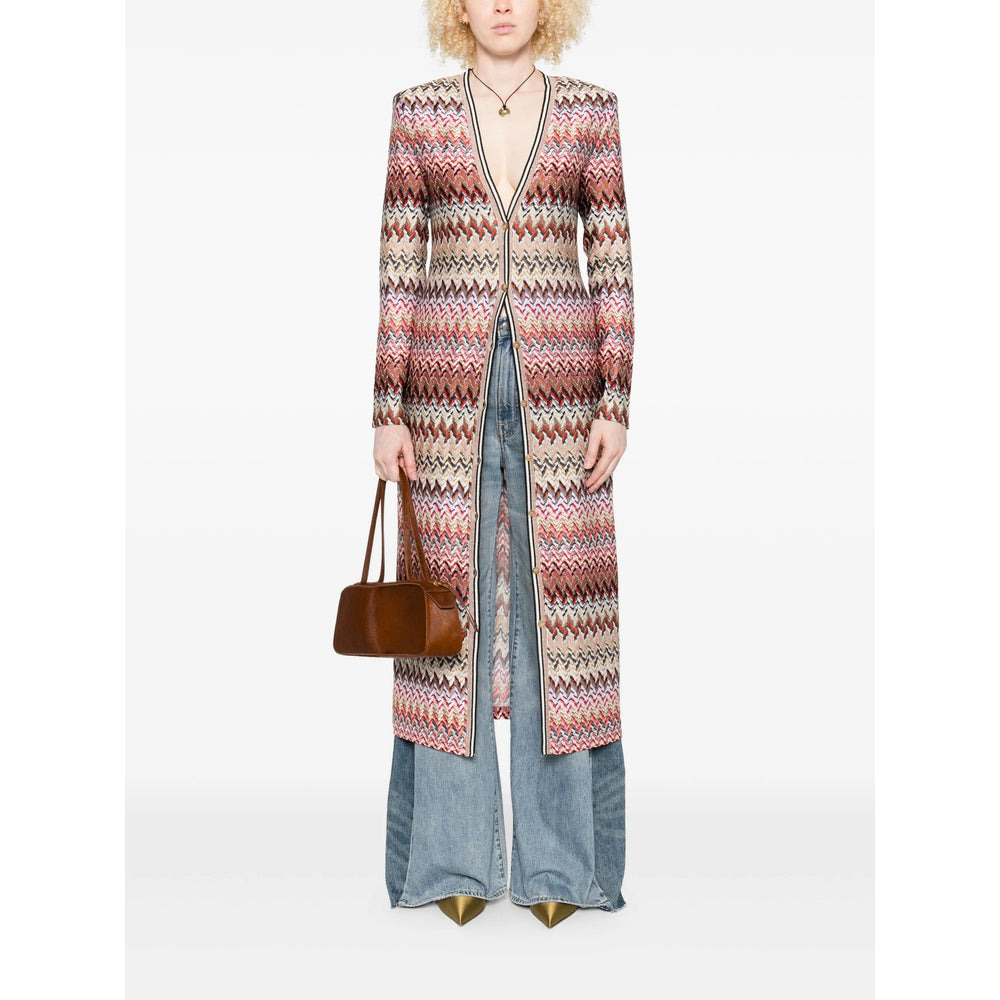 Missoni Pink Knitwear - Cardi-Coats Women - 2