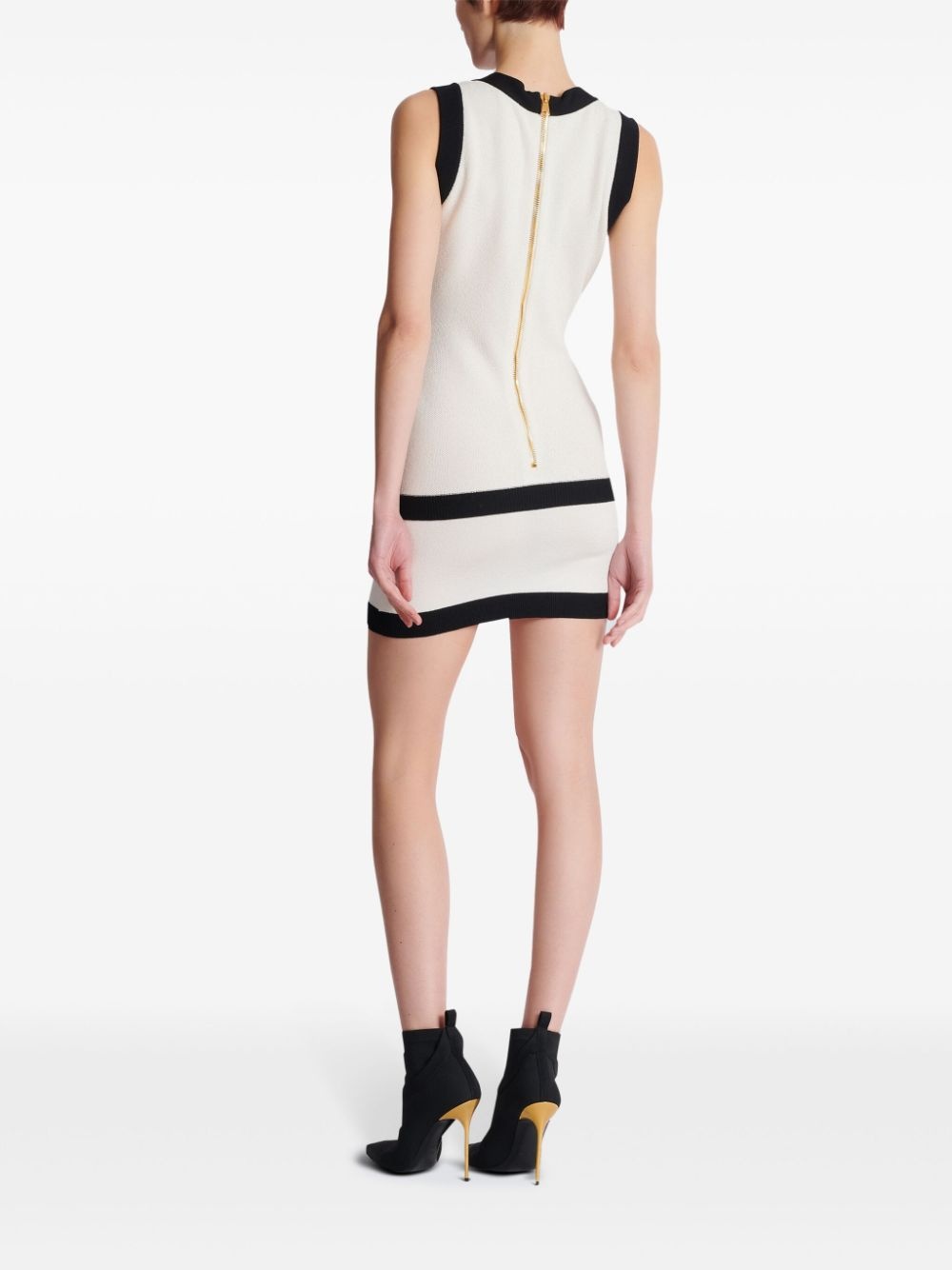 knitted mini dress - 3