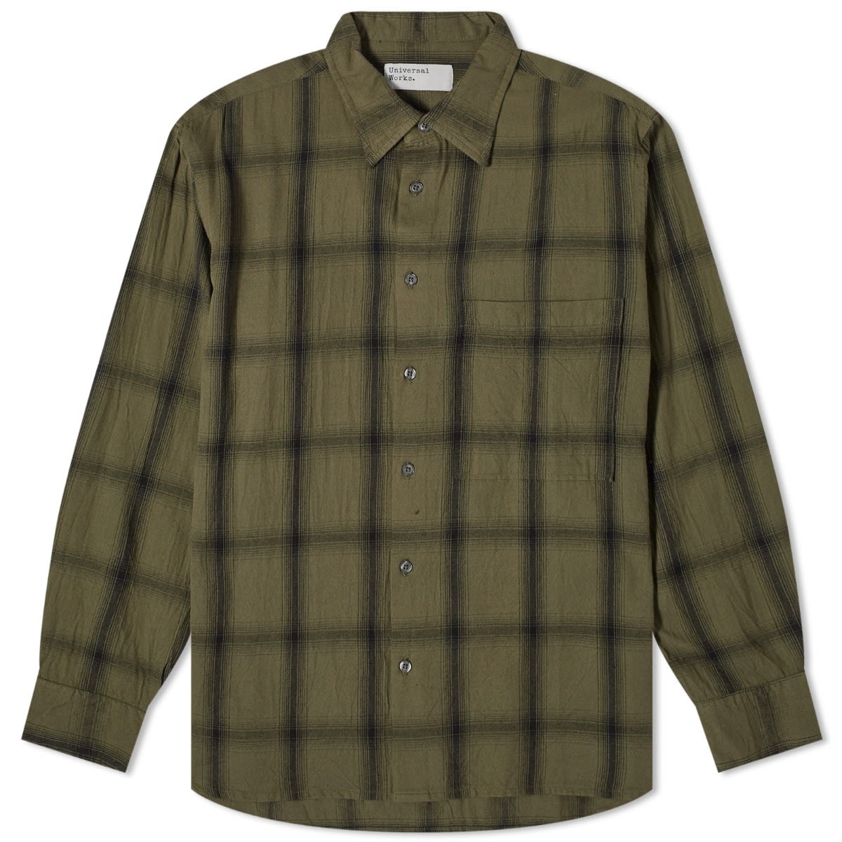 Universal Works Shadow Check Square Pocket Shirt - 1
