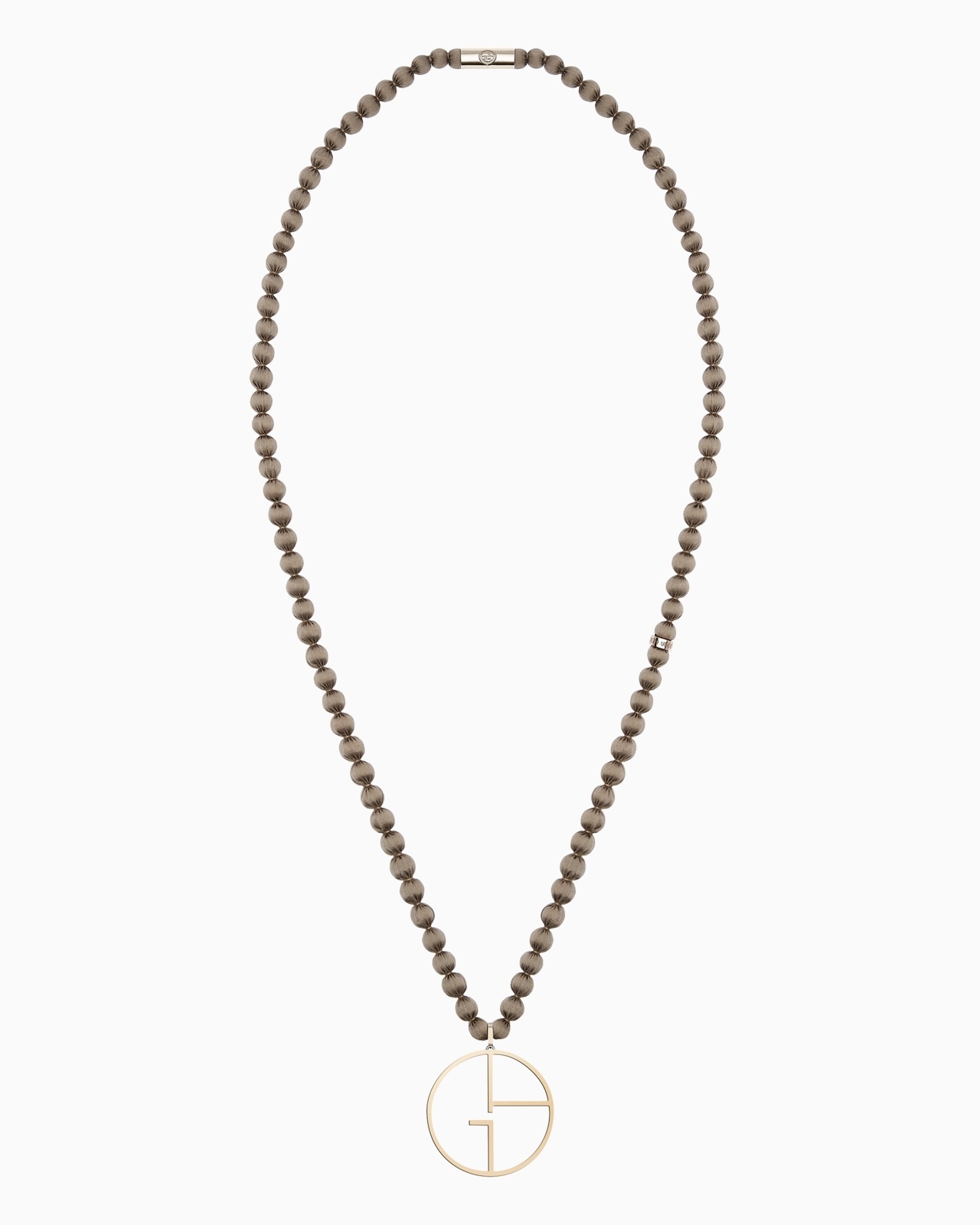 GOLD-AND-SILK BORGONUOVO NECKLACE - 1