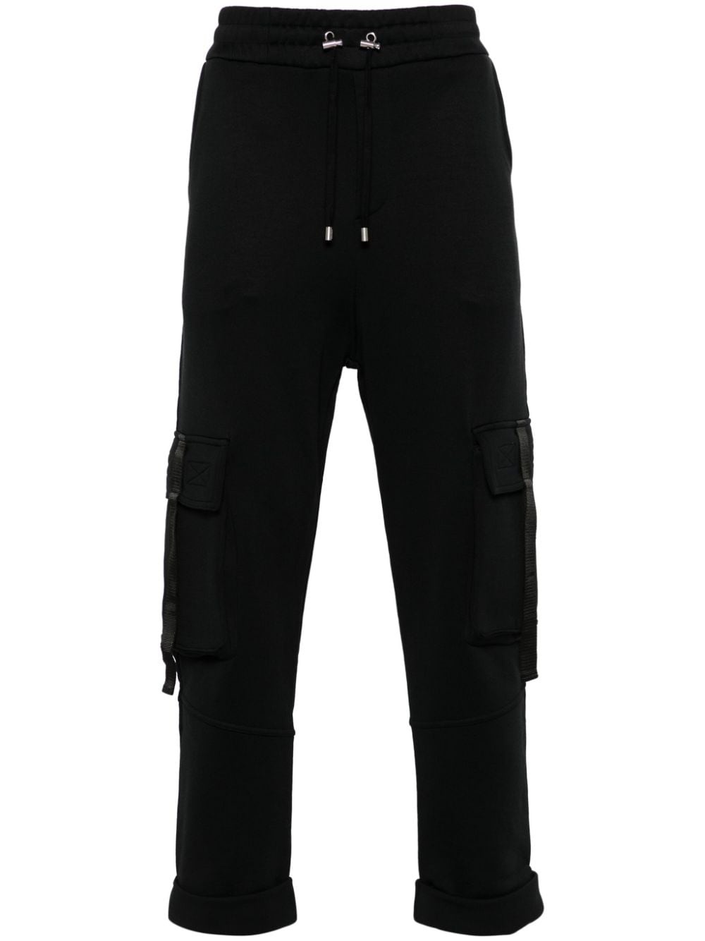 logo-lettering cargo pants - 1