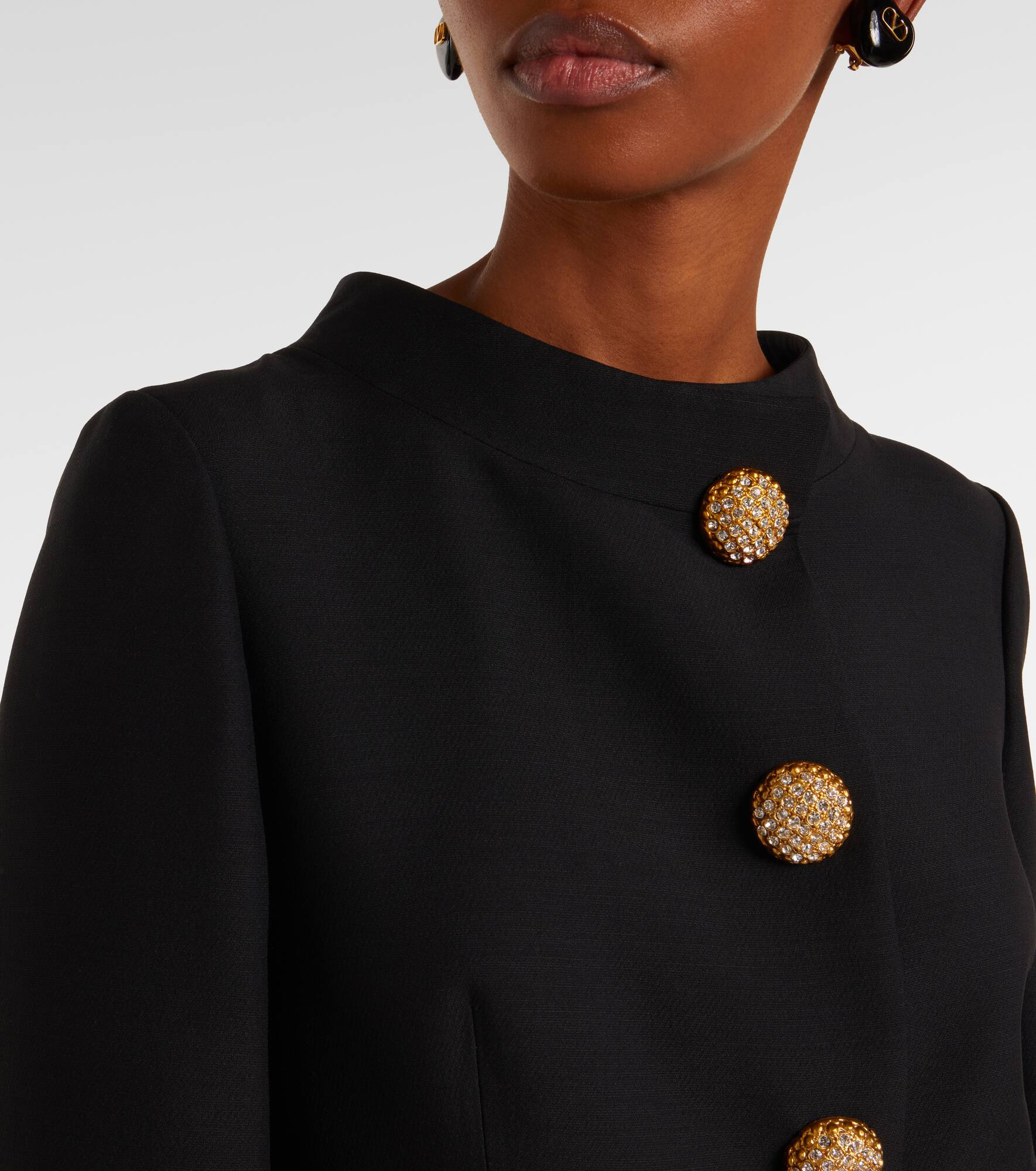 Crepe Couture midi dress - 4