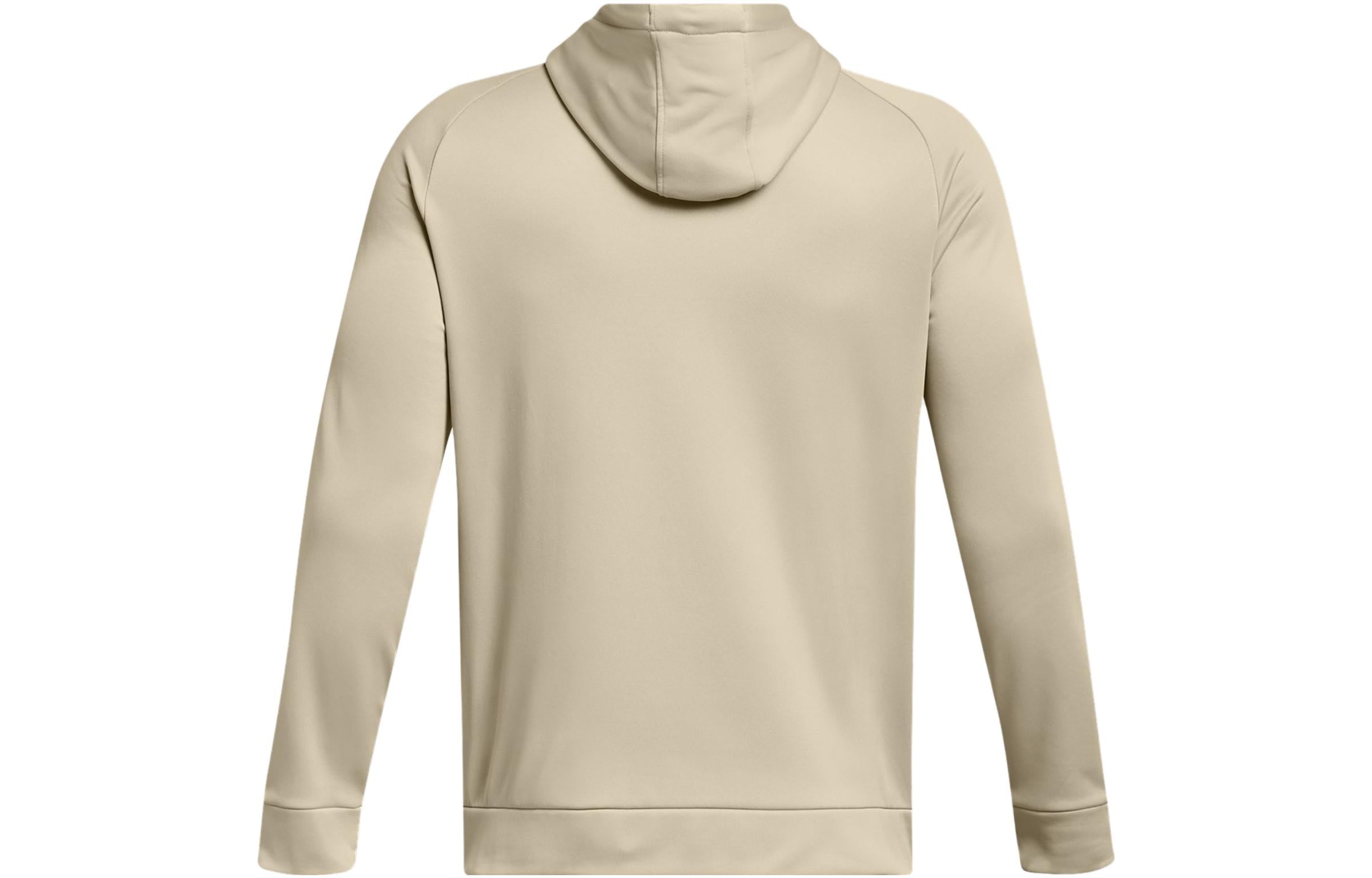Under Armour Fleece Logo Hoodie 'Beige Black' 1379854-289 - 2