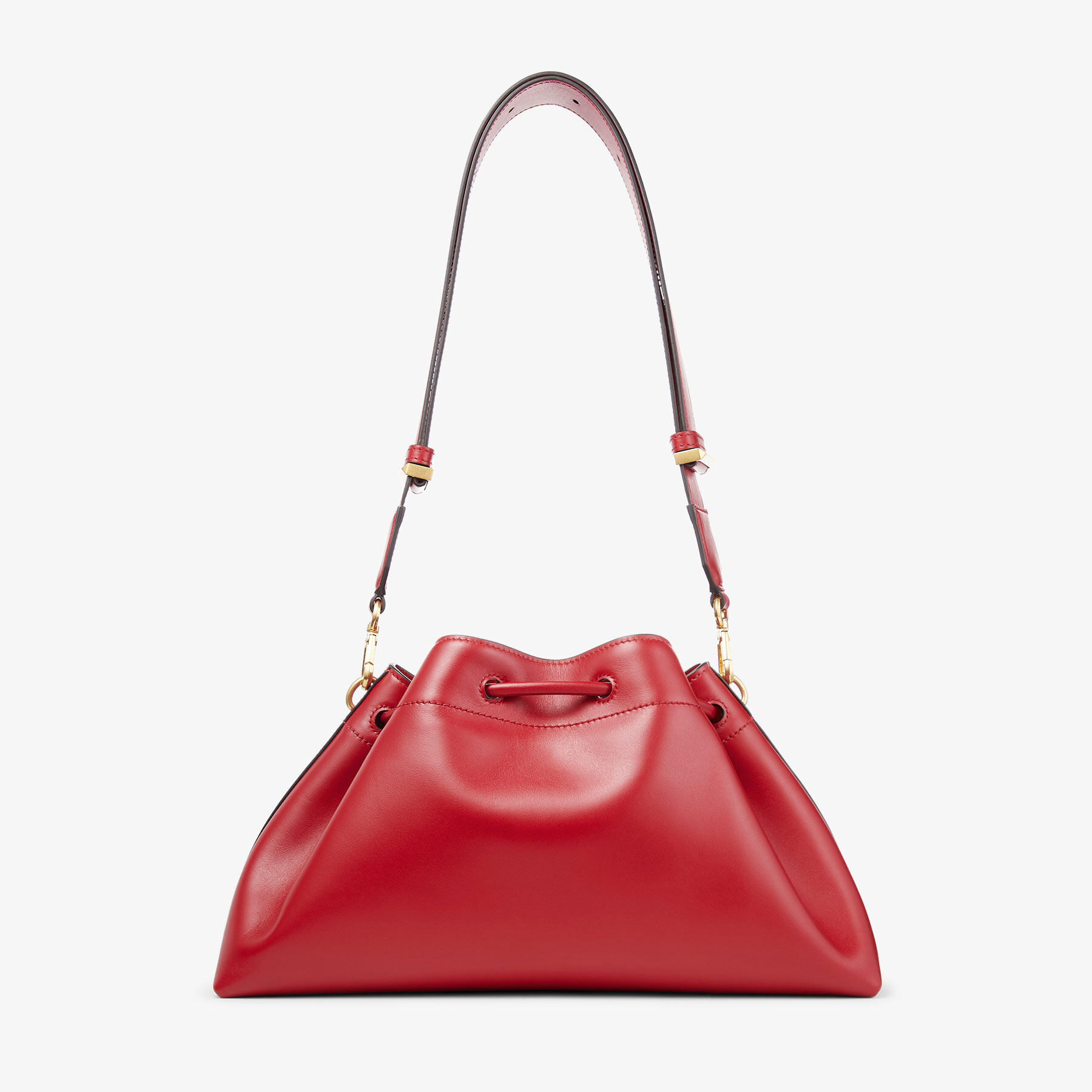 Cinch M
Ruby Red Leather Handbag - 5